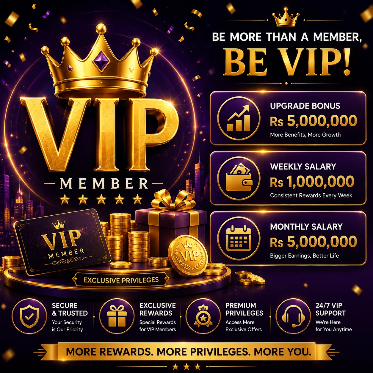 Be More Than a Member, Be VIP